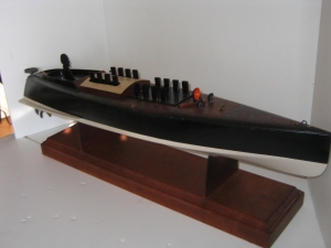 Scale model of the "Dixie"