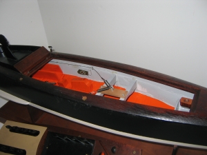 Scale model of the "Dixie"