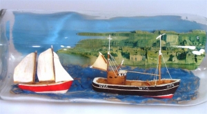 Gem WY2 - Fishing boat and Sailboat